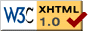 XHTML 1.0 Valido!